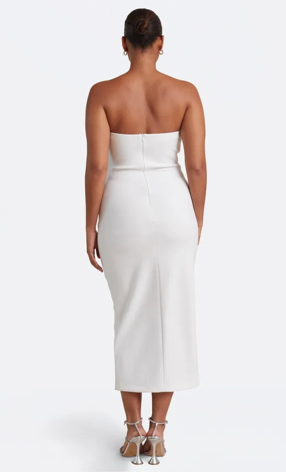 Woman Bec Bridge Midi Dresses BE MINE STRAPLESS MIDI DRESS Ivory Woman Bec Bridge Midi Dresses BE MINE STRAPLESS MIDI DRESS Ivory
