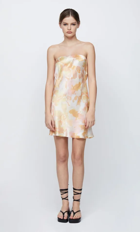 Woman Bec Bridge Mini Dresses INDI STRAPLESS MINI FINAL SALE 8211 NO RETURNS Floral Haze