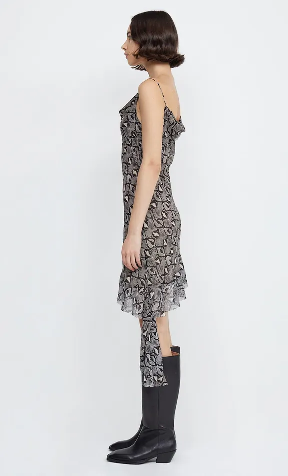 Woman Bec Bridge Mini Dresses PORTIA ASYM MINI DRESS Python Woman Bec Bridge Mini Dresses PORTIA ASYM MINI DRESS Python