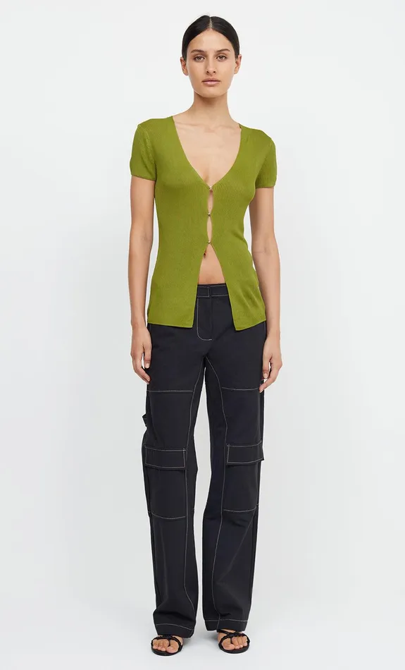 Woman Bec Bridge Short Sleeve TILDA SHORT SLEEVE KNIT TOPFINAL SALE 8211 NO RETURNS Fern Green Woman Bec Bridge Short Sleeve TILDA SHORT SLEEVE KNIT TOPFINAL SALE 8211 NO RETURNS Fern Green