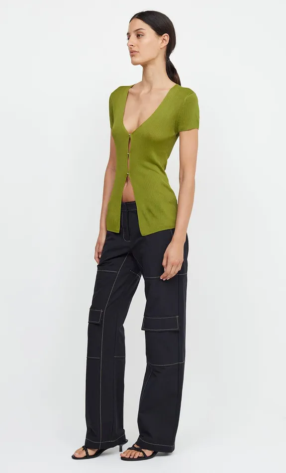 Woman Bec Bridge Short Sleeve TILDA SHORT SLEEVE KNIT TOPFINAL SALE 8211 NO RETURNS Fern Green Woman Bec Bridge Short Sleeve TILDA SHORT SLEEVE KNIT TOPFINAL SALE 8211 NO RETURNS Fern Green