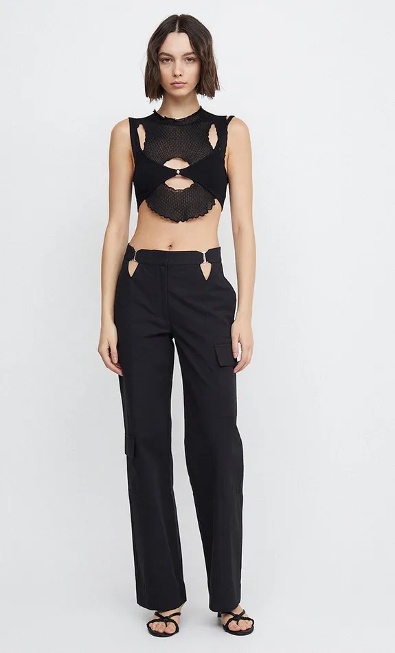 Woman Bec Bridge Shorts Pants CLAUDE PANT Black Woman Bec Bridge Shorts Pants CLAUDE PANT Black