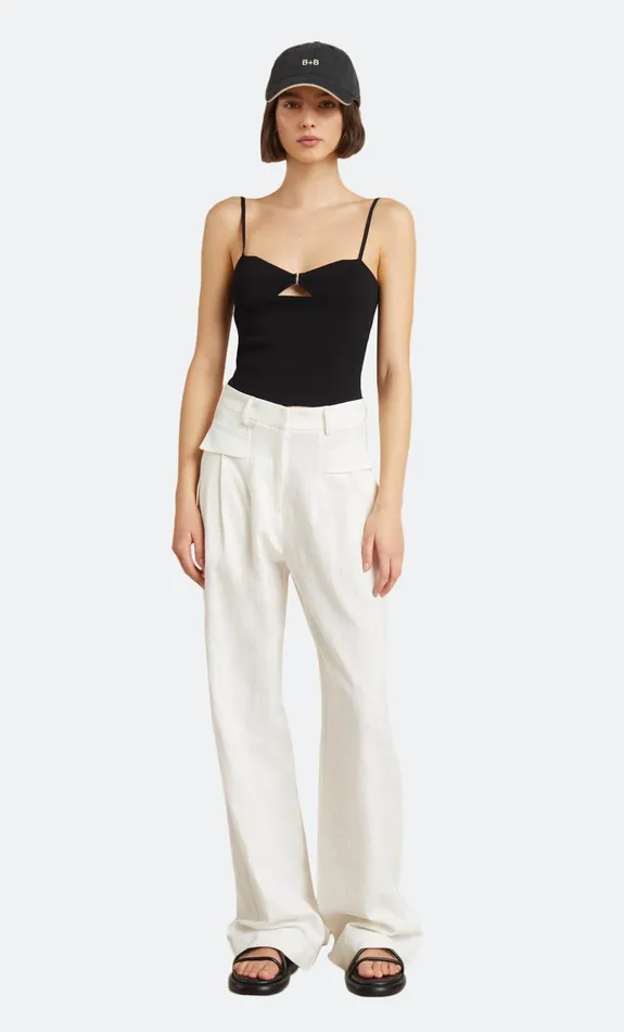 Woman Bec Bridge Shorts Pants HARLOW PANT Ivory Woman Bec Bridge Shorts Pants HARLOW PANT Ivory