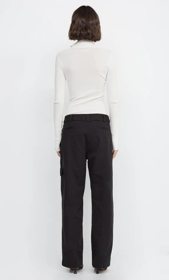 Woman Bec Bridge Shorts Pants NATICE POCKET WIDE LEG PANT Black Woman Bec Bridge Shorts Pants NATICE POCKET WIDE LEG PANT Black