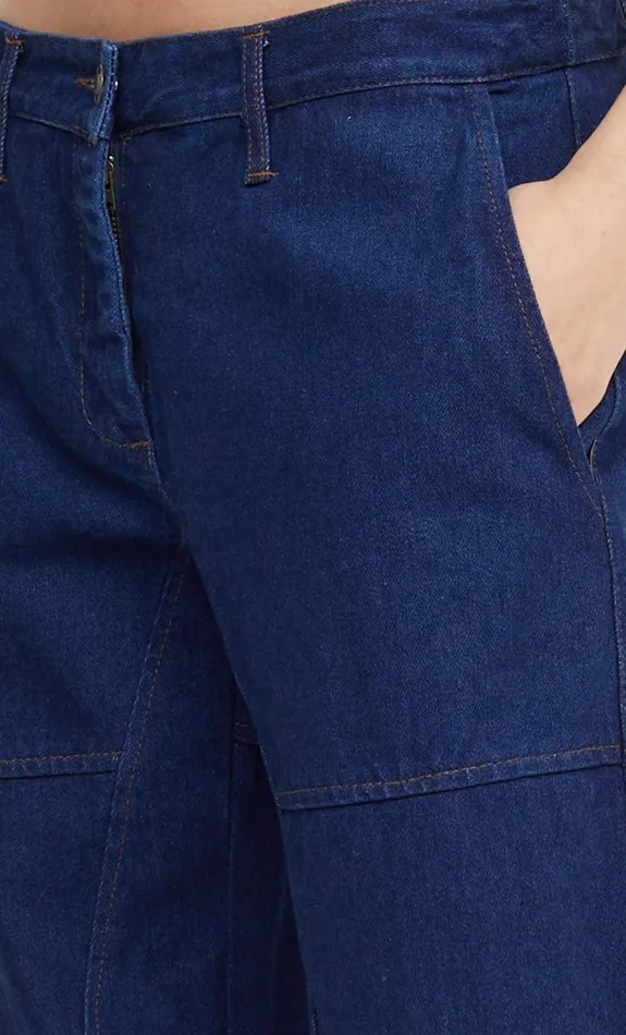 Woman Bec Bridge Shorts Pants RIO POCKET DENIM PANT Indigo Woman Bec Bridge Shorts Pants RIO POCKET DENIM PANT Indigo