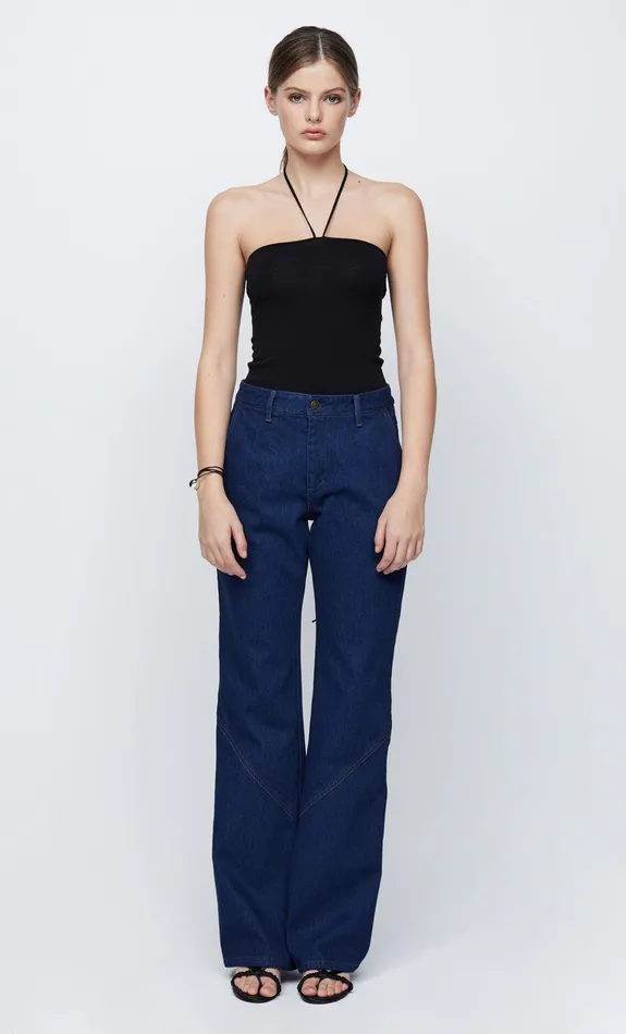 Woman Bec Bridge Shorts Pants ROXANNE STRAIGHT LEG JEAN Denim Woman Bec Bridge Shorts Pants ROXANNE STRAIGHT LEG JEAN Denim