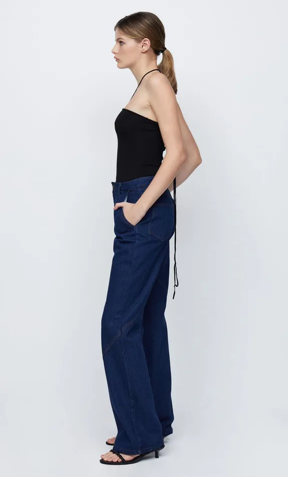 Woman Bec Bridge Shorts Pants ROXANNE STRAIGHT LEG JEAN Denim Woman Bec Bridge Shorts Pants ROXANNE STRAIGHT LEG JEAN Denim