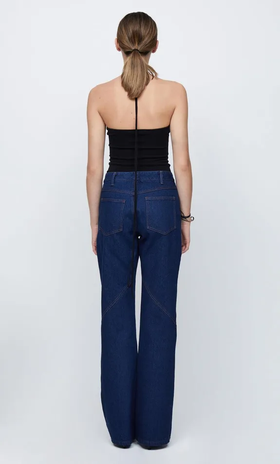 Woman Bec Bridge Shorts Pants ROXANNE STRAIGHT LEG JEAN Denim Woman Bec Bridge Shorts Pants ROXANNE STRAIGHT LEG JEAN Denim