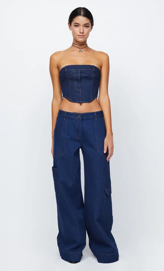 Woman Bec Bridge Shorts Pants ROXANNE ULTRA WIDE JEAN Denim Woman Bec Bridge Shorts Pants ROXANNE ULTRA WIDE JEAN Denim