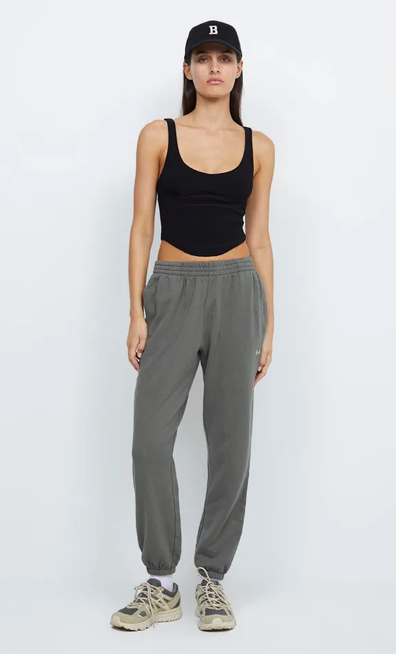 Woman Bec Bridge Shorts Pants SERENA ORGANIC TRACK PANT Khaki