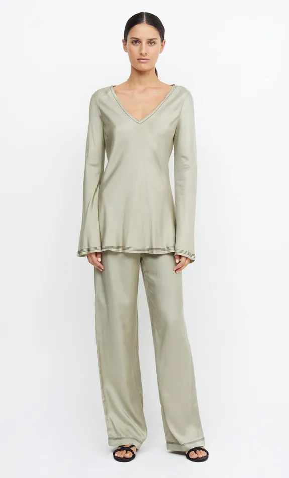 Woman Bec Bridge Shorts Pants TILLIE WIDE LEG PANT Sage