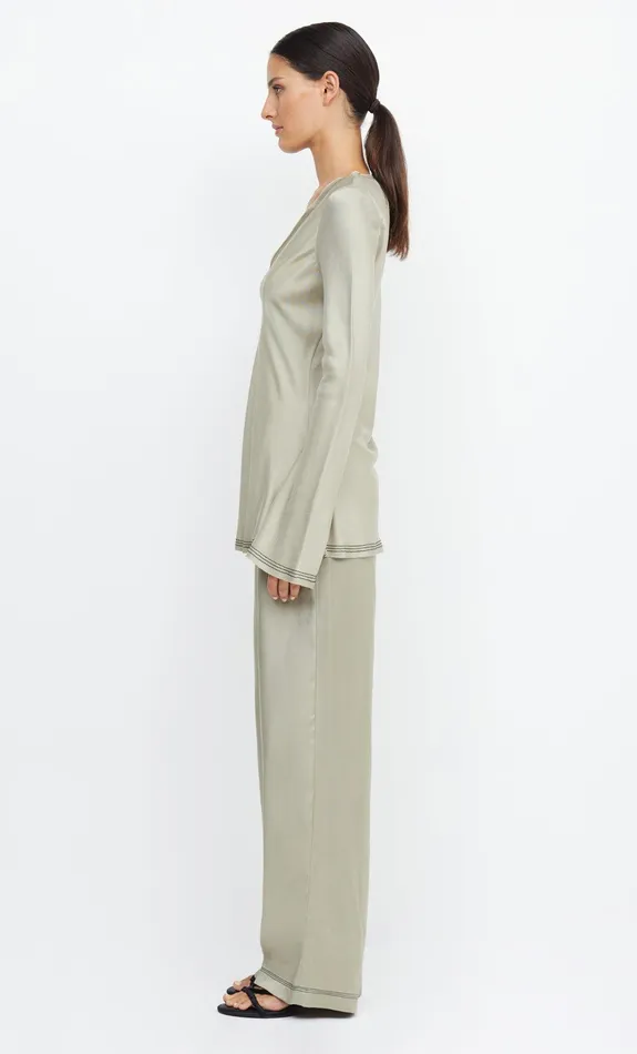 Woman Bec Bridge Shorts Pants TILLIE WIDE LEG PANT Sage Woman Bec Bridge Shorts Pants TILLIE WIDE LEG PANT Sage