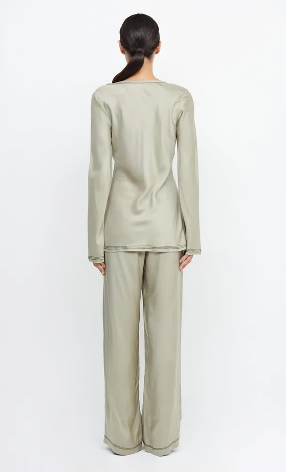Woman Bec Bridge Shorts Pants TILLIE WIDE LEG PANT Sage Woman Bec Bridge Shorts Pants TILLIE WIDE LEG PANT Sage