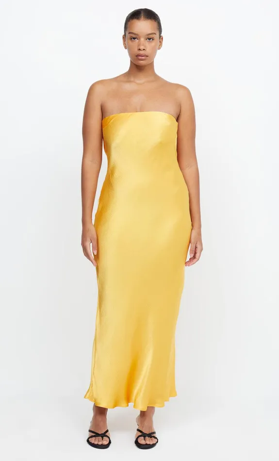 Woman Bec Bridge Strapless Dresses MOON DANCE STRAPLESS DRESS Mango