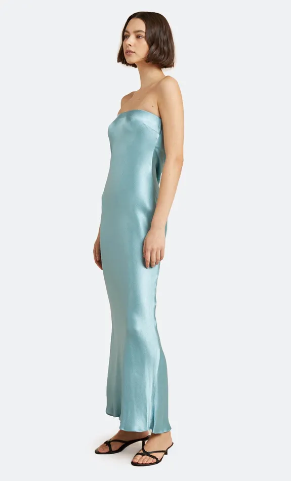 Woman Bec Bridge Strapless Dresses MOON DANCE STRAPLESS DRESS Sea Spray Woman Bec Bridge Strapless Dresses MOON DANCE STRAPLESS DRESS Sea Spray