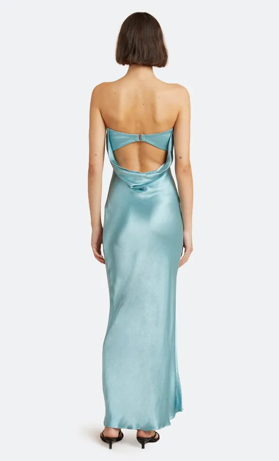 Woman Bec Bridge Strapless Dresses MOON DANCE STRAPLESS DRESS Sea Spray Woman Bec Bridge Strapless Dresses MOON DANCE STRAPLESS DRESS Sea Spray
