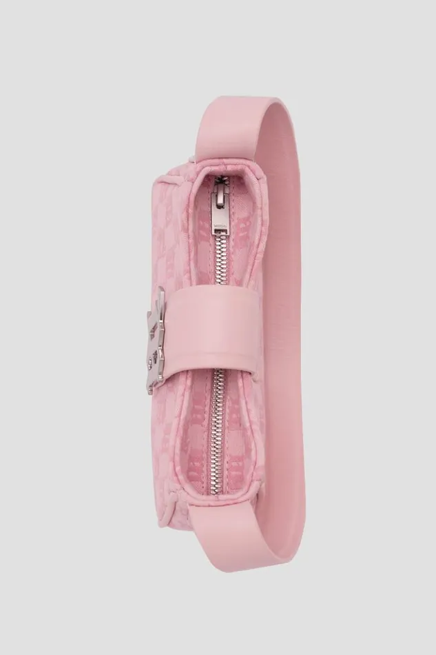 Women Bags MISBHV Jacquard Monogram Shoulder Bag Mini Bubblegum