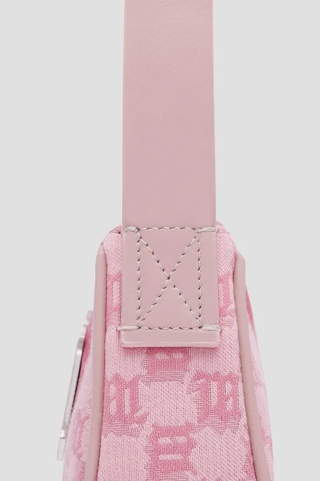 Women Bags MISBHV Jacquard Monogram Shoulder Bag Mini Bubblegum