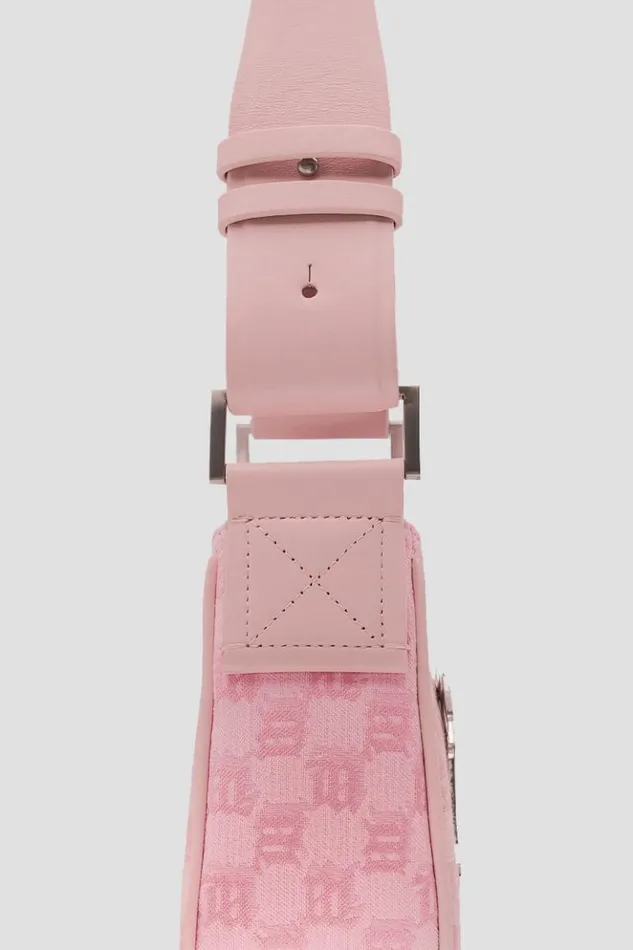 Women Bags MISBHV Jacquard Monogram Shoulder Bag Small Bubblegum