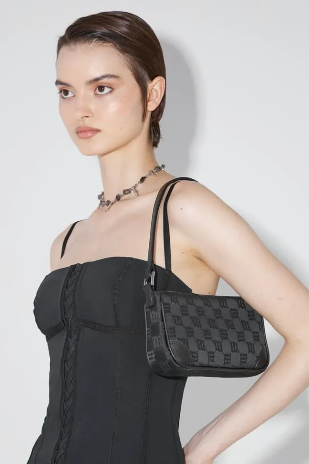 Women Bags MISBHV Nylon Monogram 90039s Mini Bag Black