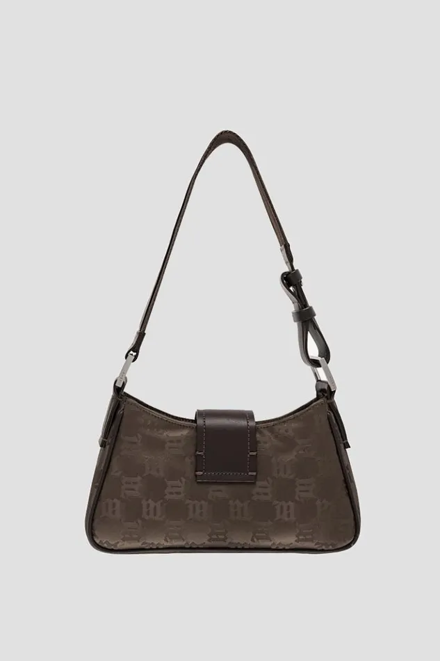 Women Bags MISBHV Nylon Monogram Shoulder Bag Brown