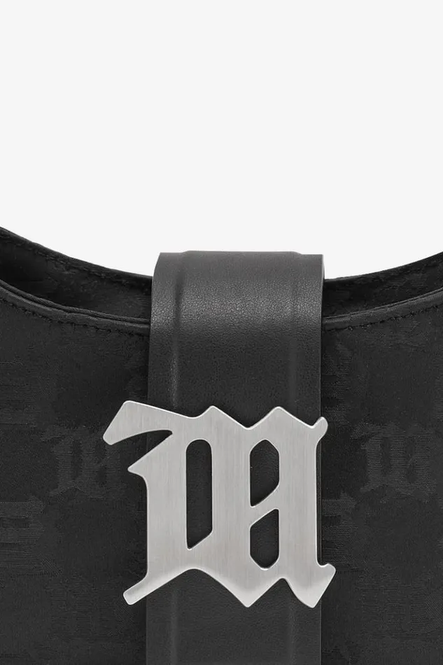 Women Bags MISBHV Nylon Monogram Shoulder Bag Mini Black