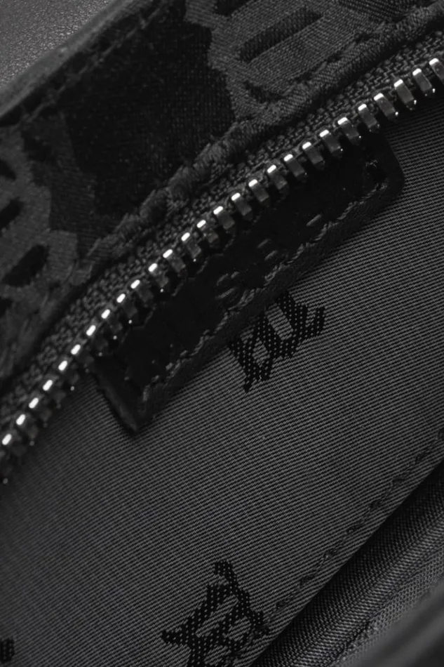 Women Bags MISBHV Nylon Monogram Shoulder Bag Mini Black