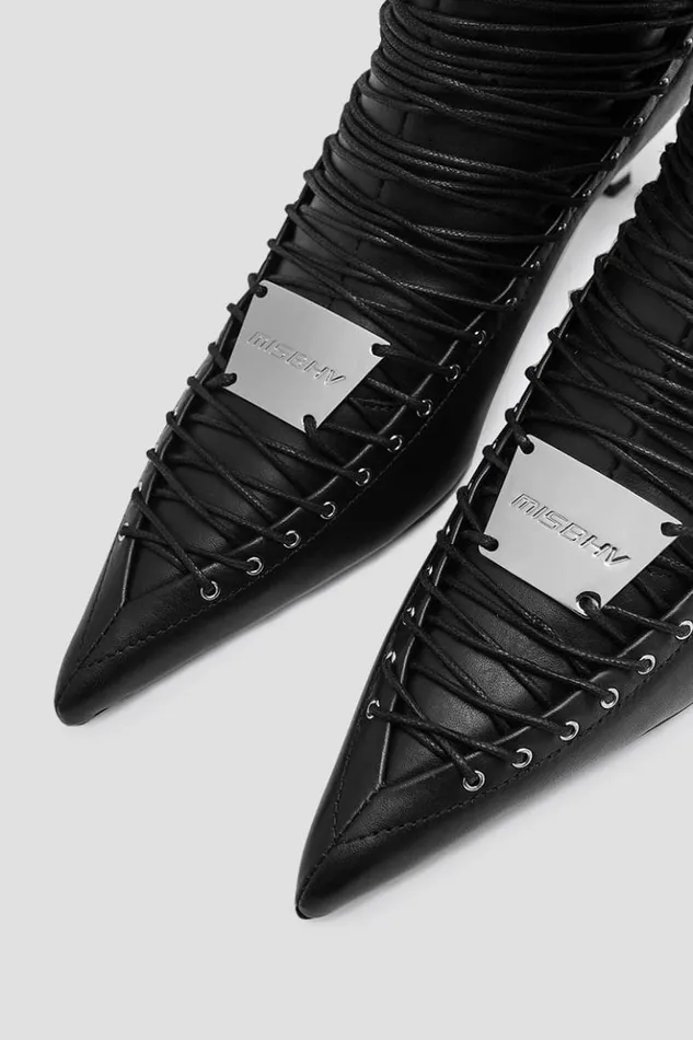 Women Boots MISBHV High Heel Anastazja Ankle Boot Black