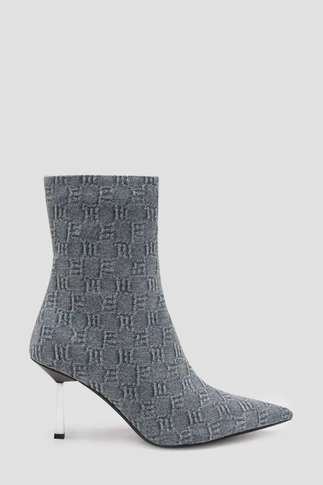 Women Boots MISBHV Sasha Ankle Boot Washed Denim Washed Denim