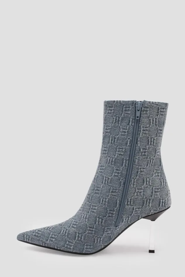 Women Boots MISBHV Sasha Ankle Boot Washed Denim Washed Denim