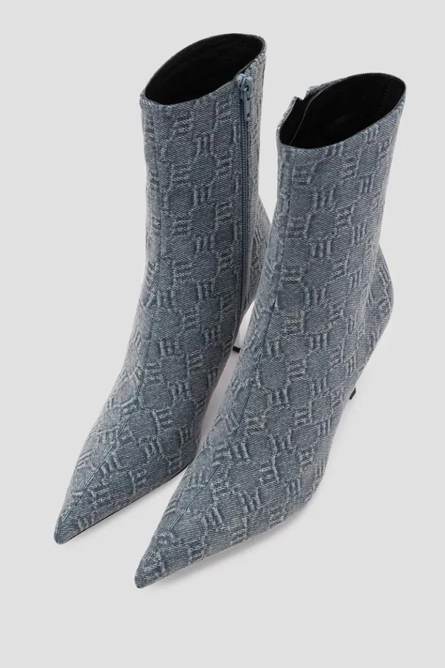 Women Boots MISBHV Sasha Ankle Boot Washed Denim Washed Denim