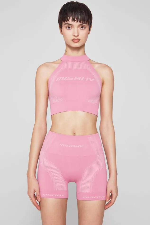 Women Bras MISBHV Sport Halter Bra Bubblegum