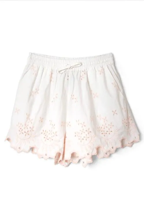 Women Coords Damson Madder Lana Shorts 8211 Broderie
