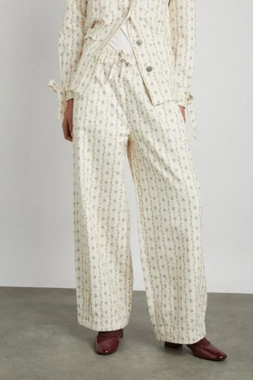 Women Coords Damson Madder Rafe Pant 8211 Floral Stripe