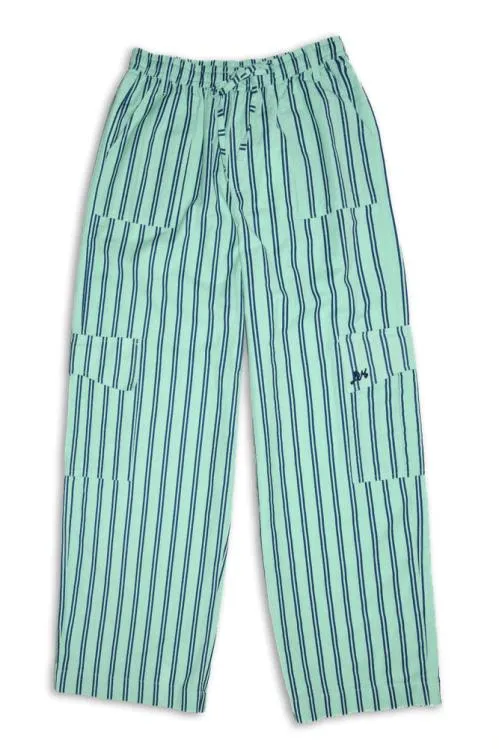 Women Coords Damson Madder Sydney Coastal Cargo Pants 8211 Mint Stripe