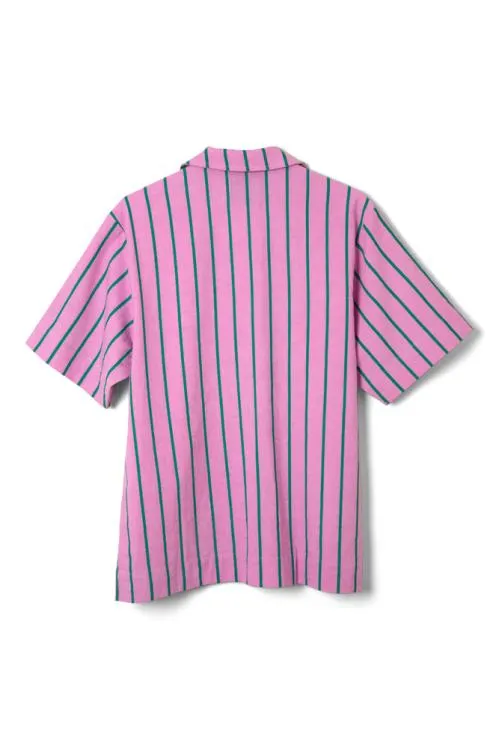 Women Coords Damson Madder Sydney Stripe Shirt