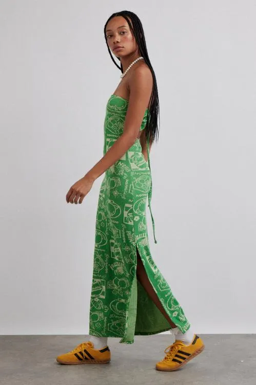 Women Dresses Damson Madder Mae Fruit Label Jacquard Midi Dress