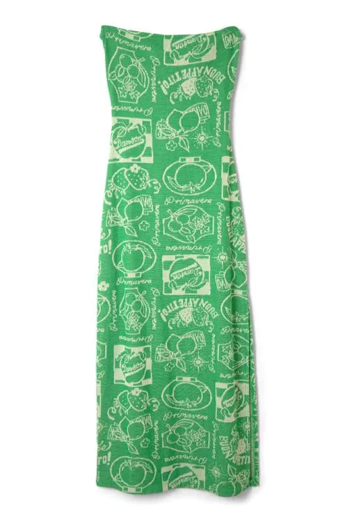 Women Dresses Damson Madder Mae Fruit Label Jacquard Midi Dress