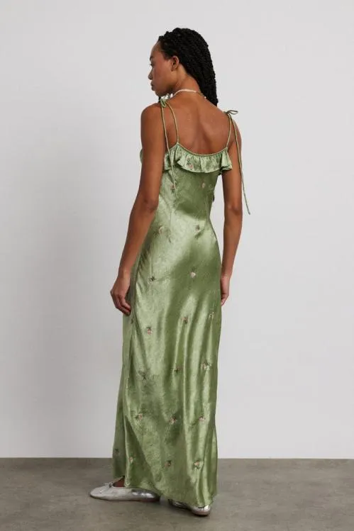Women Dresses Damson Madder Oceanus Slip Dress 8211 Sage Rose
