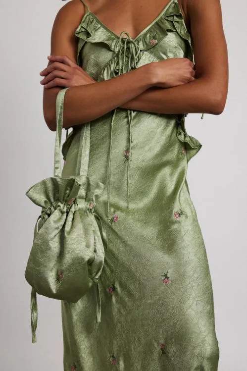 Women Dresses Damson Madder Oceanus Slip Dress 8211 Sage Rose