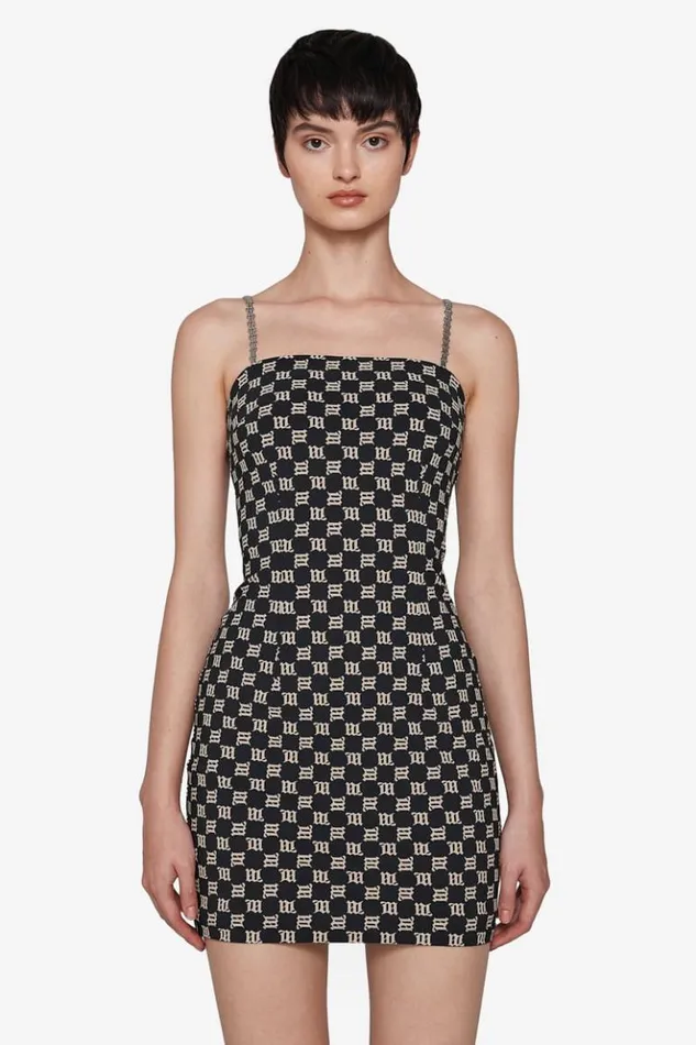 Women Dresses MISBHV Monogram Spaghetti Mini Dress