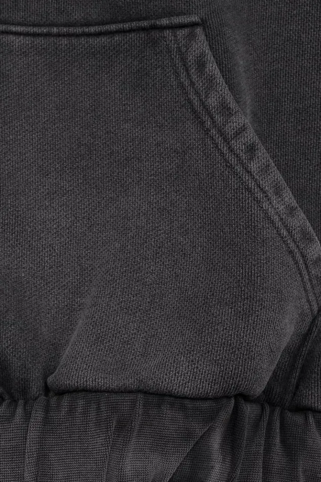 Women Hoodies and Sweats MISBHV Community Zipped Hoodie Washed Black