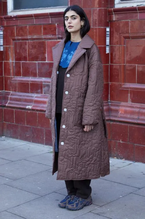 Women Jackets and Coats Damson Madder Gilda Coat Chocolate