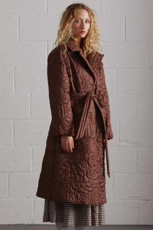 Women Jackets and Coats Damson Madder Gilda Coat Chocolate