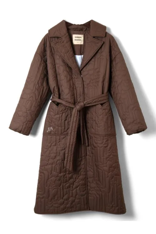 Women Jackets and Coats Damson Madder Gilda Coat Chocolate