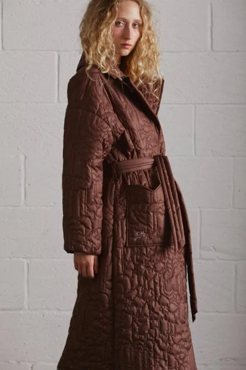 Women Jackets and Coats Damson Madder Gilda Coat Chocolate