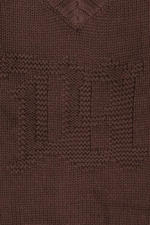 Women Knitwear MISBHV Distressed Knit Brown