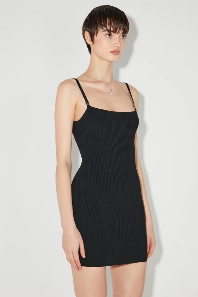 Women Knitwear MISBHV Knitted Seamless Mini Dress Black
