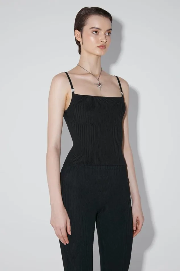 Women Knitwear MISBHV Knitted Top Black