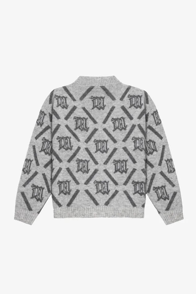 Women Knitwear MISBHV M Argyle Knit Perfect Grey